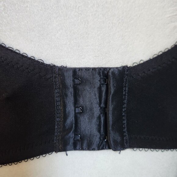Wacoal Bodysuede Underwire Ultra Full Coverage Bra Black Women's Size 36C - Picture 7 of 13
